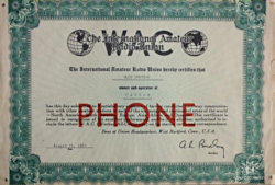 ������ WAC, ���������� ����������� UA3KAH � 1960 ����